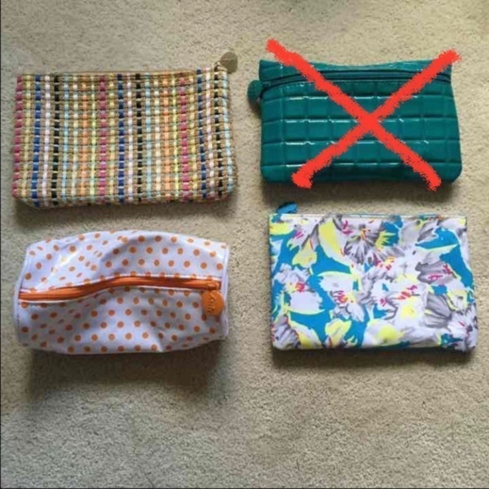 NEW!! Bundle of 3 Small Makeup Bags
